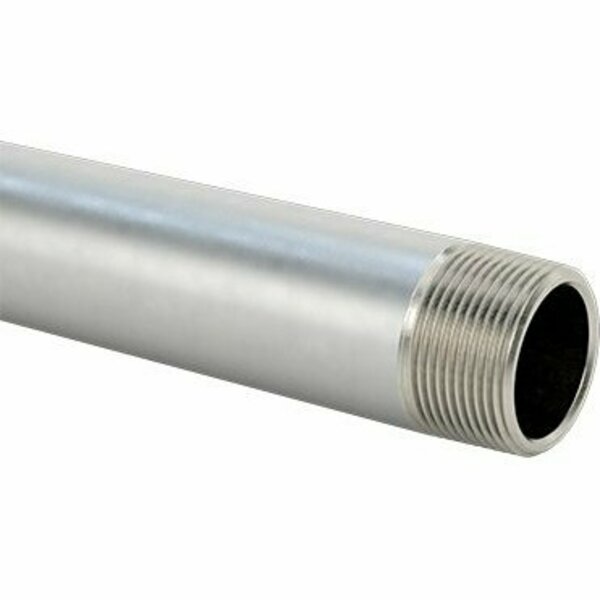 Bsc Preferred Thick-Wall 316/316L Stainless Steel Pipe Threaded on Both Ends 1-1/4 Pipe Size 60 Long 68045K77